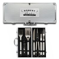 Zestaw akcesoriów do grilla  w walizce z grawerem dla taty na DZIEŃ OJCA