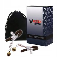 Zabawa BDSM. Biżuteria na sutki, klipsy.