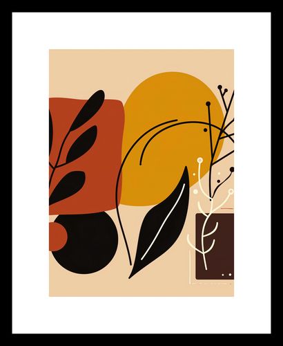 Plakat 30x40cm Ciepłe Kontury na Arena.pl