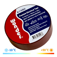 WONDER TAŚMA K1XB0 0,15mm/19mm/20m BRĄZOWA PREMIUM VDE MROZOODPORNA MOCNA