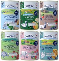 Mokra karma dla psa Baltica MIX SMAKÓW Hipoalergiczna Bezzbożowa - 6 x 400g