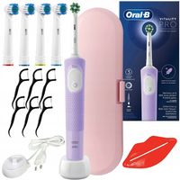 SZCZOTECZKA ELEKTRYCZNA ORAL-B VITALITY PRO LILAC FIOLET + ETUI KOŃCÓWKI