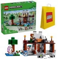 KLOCKI LEGO | MINECRAFT 21261 WILCZA TWIERDZA NOWE ZESTAW DLA DZIECI +TORBA