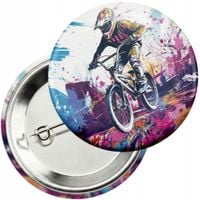 Przypinka z agrafką 59mm - ROWER BMX MTB SPORT