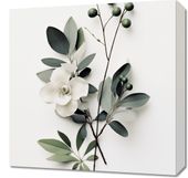 Obraz 50x50cm Papierowy Kwiat