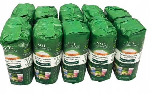 Sól kamienna kłodawska do przetworów 10x1,1kg zdjęcie 1