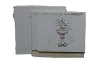 zaproszenia 10szt komunia święta 8107