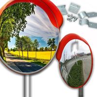 LUSTRO DROGOWE MAGAZYNOWE UCHWYT NIETŁUKĄCE SFERYCZNE SKLEPOWE 30cm 300mm