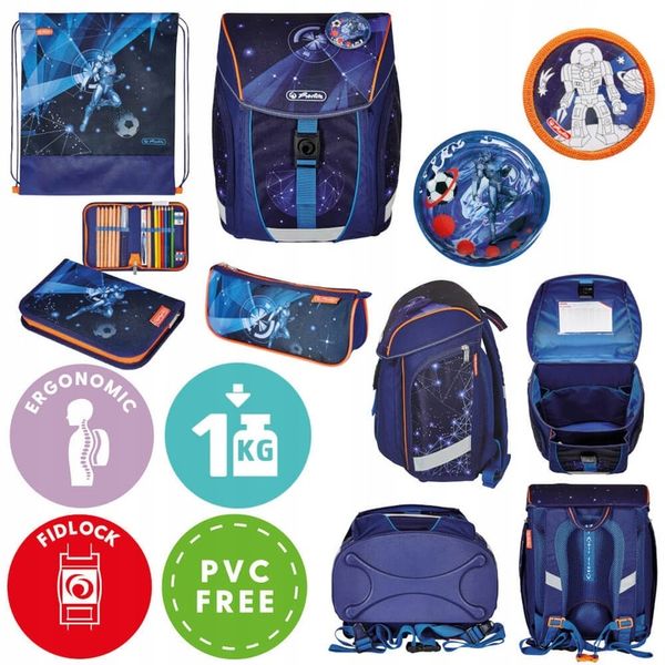 Zestaw tornister FiloLight Plus Galaxy Gam herlitz zdjęcie 9