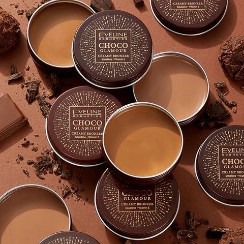 Bronzer w kremie eveline Choco Glamour Witamina E 01 zdjęcie 6