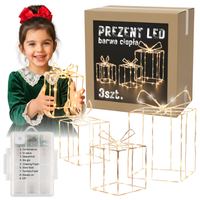 Prezenty świecące 190LED biały ciepły