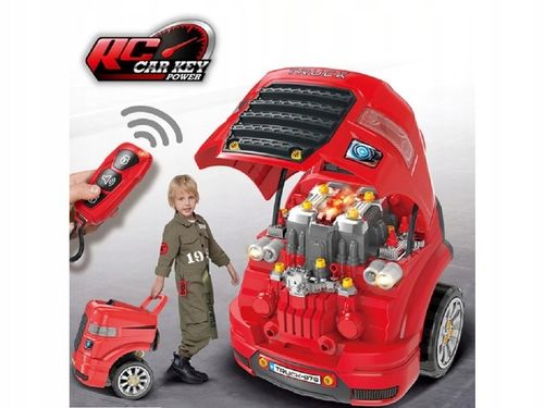 ZESTAW WARSZTAT MECHANIKA SAMOCHÓD SILNIK DO ROZKRĘCANIA AUTO Pilot Dźwięk na Arena.pl