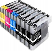 10x Tusz do Brother LC980 XL DCP-145C DCP-165C DCP-185C DCP-195C DCP-365CN