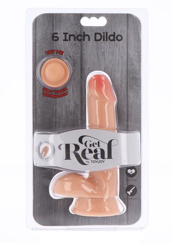 Dual Density Dildo 6 in. Balls Light skin tone na Arena.pl