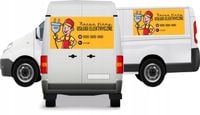 Reklama Naklejka na samochód USŁUGI ELEKTRYCZNE