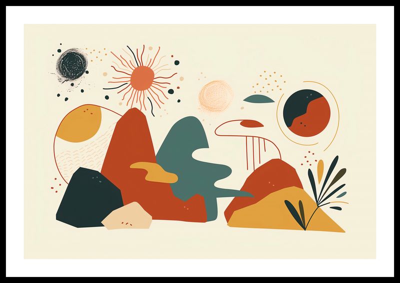 Plakat 60x40cm Kosmos Barw zdjęcie 3