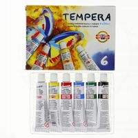 Farby temperowe Koh-I-Noor wielokolorowy 6 szt. 16 ml