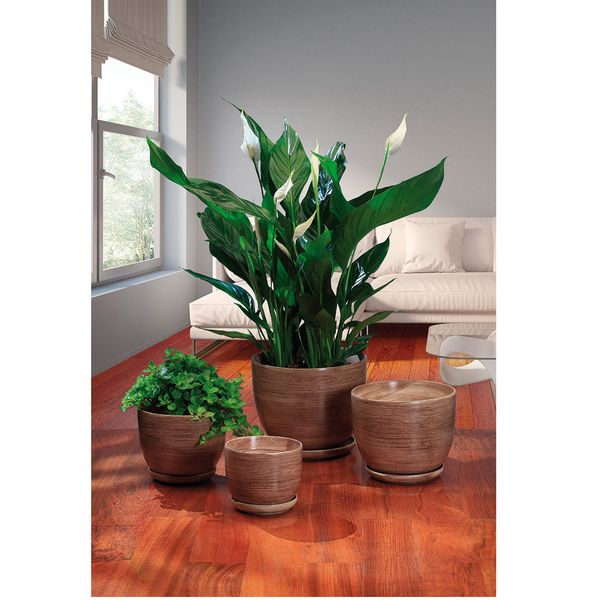 DONICZKA CERAMICZNA BARYŁKA 5 Biały 25x20 cm zdjęcie 6