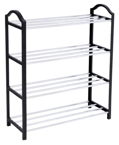 Półka na buty NOLA czarno-srebrna na Arena.pl