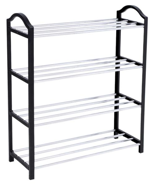Półka na buty NOLA czarno-srebrna zdjęcie 2