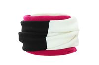 Pupill BOA komin duży szal dla dzieci ecru-czarny-fuksja