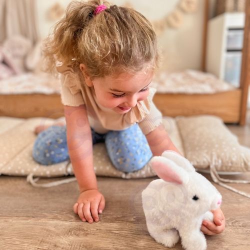 WOOPIE Króliczek Ineraktywny Pluszak z Marchewką Biały na Arena.pl