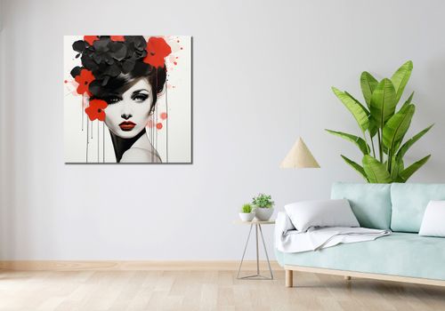 Obraz 90x90cm Kwiatowa Pasja na Arena.pl