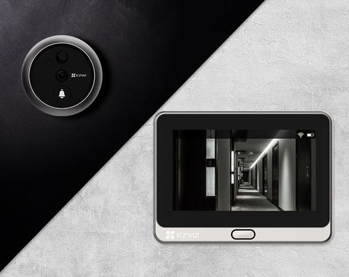 Wizjer EZVIZ DP2 2K dotykowy WiFi Wizjer z Kamerą i Dzwonkiem Judasz na Arena.pl