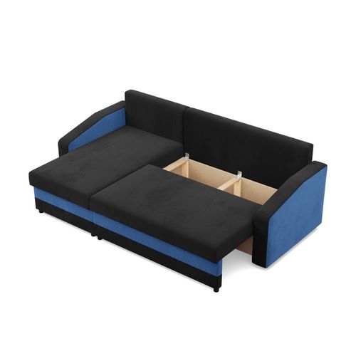 Narożnik uniwersalny, mikrofaza, AURELO, 231x140x92, granatowy | TYLETEGOTU na Arena.pl