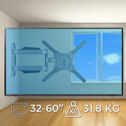 Mocny Obrotowy Wieszak Uchwyt Telewizora TV Monitora 32-60" PIVOT VESA na Arena.pl