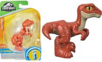 imaginext jurassic world baby dino raptor red 7cm