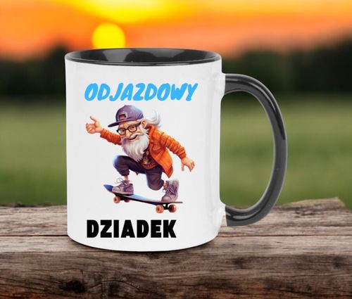 KUBEK Z NADRUKIEM ŚMIESZNY PREZENT DZIEŃ DZIADKA URODZINY IMIENINY DZIADEK na Arena.pl