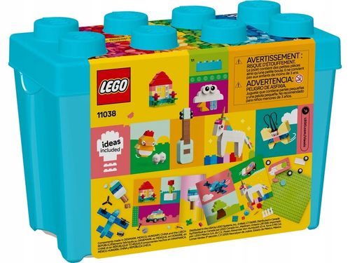 DUŻY ZESTAW PUDEŁKO klocków LEGO CLASSIC DLA DZIECI KREATYWNYCH 850el na Arena.pl