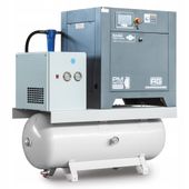 Kompresor śrubowy Ag Kompressoren 7.5kw z falownikiem i osuszaczem 270l