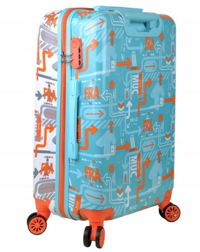 Średnia walizka na kółkach SUNBAG Fly360 Dual Color na Arena.pl