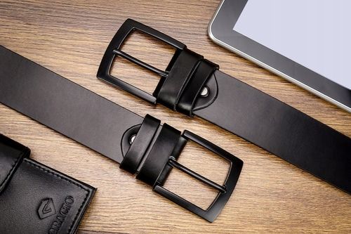 Pasek Skórzany Czarny SZEROKI GRACIO DO SPODNI 125 na Arena.pl