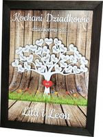 PREZENT NA DZIEŃ BABCI I DZIADKA PERSONALIZOWANA RAMKA