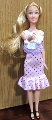 Ubranka dla Lalek SUKNIA TOREBKA BUTY sukienka Ciuchy #A1 zdjęcie 5