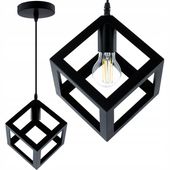 Lampa Wisząca DIAMENT BRYLANT KOSTKA ZWIS E27 LOFT
