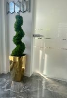 Złota donica Glamour Premium lustrzany efekt 61