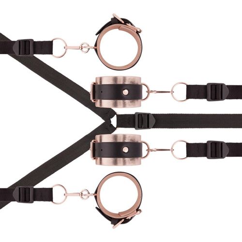 Rosy Gold - Under-Mattress Restraint Set - Black na Arena.pl