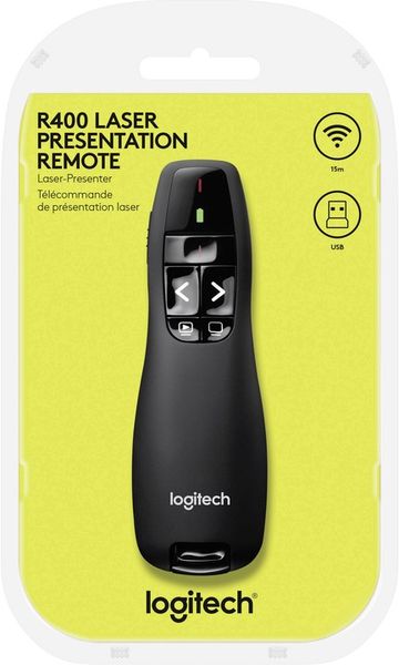 Pilot laserowy do prezentacji Logitech Wireless Presenter R400 zdjęcie 2