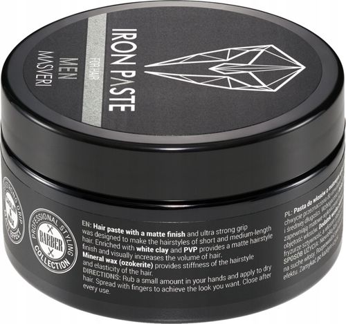 MASVERI MEN PASTA DO WŁOSÓW O MATOWYM WYKOŃCZENIU IRON 100 ML na Arena.pl