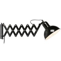 Nożycowa LAMPA ścienna RIGGS 108105 Markslojd metalowy kinkiet harmonijka czarna