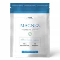 Magnez w proszku 100% Cytrynian Magnezu 1kg VEGE