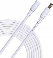 PRZEDŁUŻACZ DO ZASILACZA, KABEL PRZEWÓD ZASILANIA DC 2,1/5,5mm 5m
