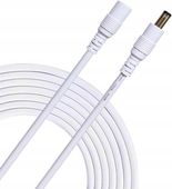 PRZEDŁUŻACZ DO ZASILACZA, KABEL PRZEWÓD ZASILANIA DC 2,1/5,5mm 5m