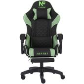 fotel core black/green