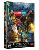 PUZZLE Edukacyjna Układanka Dla DZIECKA Zestaw Ekspres Czarownic OBRAZEK