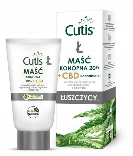 CUTIS Ł - ŁUSZCZYCA maść konopna 20% 120 ml na Arena.pl